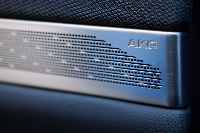 Close-up View of the AKG Studio Audio Speaker | Arnie Bauer Cadillac in Matteson IL